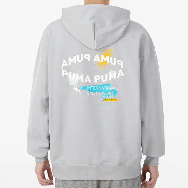 Puma Oversize Trend Graphic Hoodie Logo