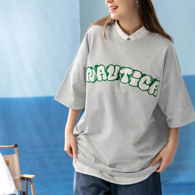 nautica white sail SS23 T