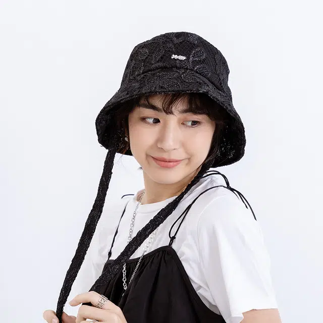 Xotic Floral Lace Bucket Hat