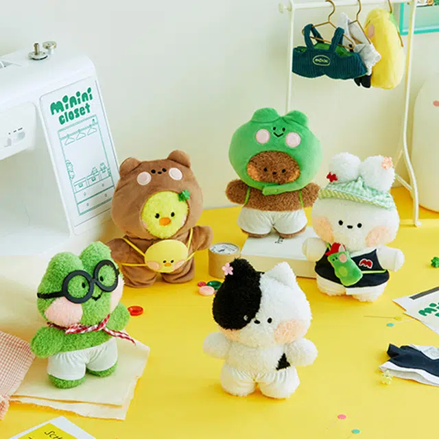 LINE FRIENDS minini closet 15cm