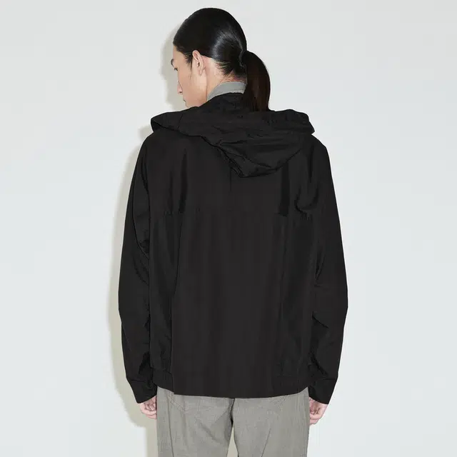 速写 工装连帽短款夹克外套 男女同款
