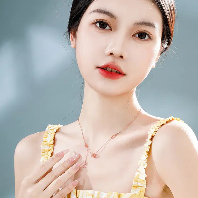 魔物 小众设计感转运珠吊坠 转运珠铜钱 项链 女款 礼物