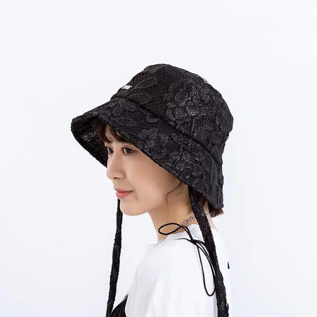 Xotic Floral Lace Bucket Hat
