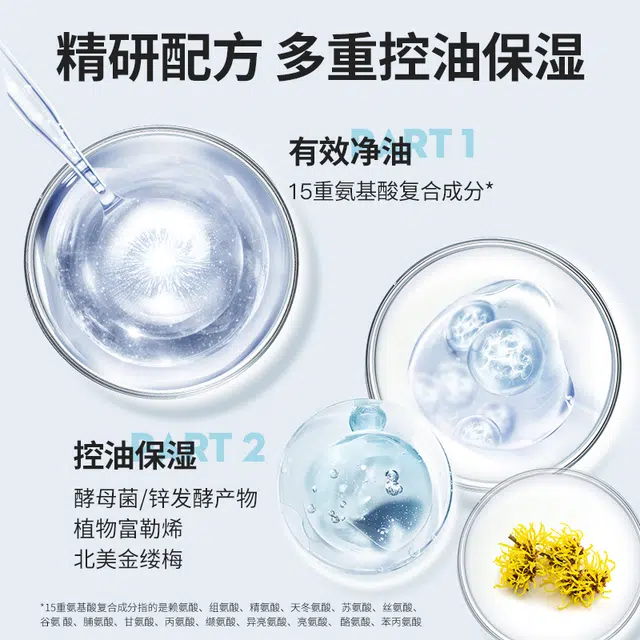 左颜右色 男士护肤品控油礼盒洗面奶水乳套装 滋润保湿 洁面乳+保湿爽肤水+净润保湿乳