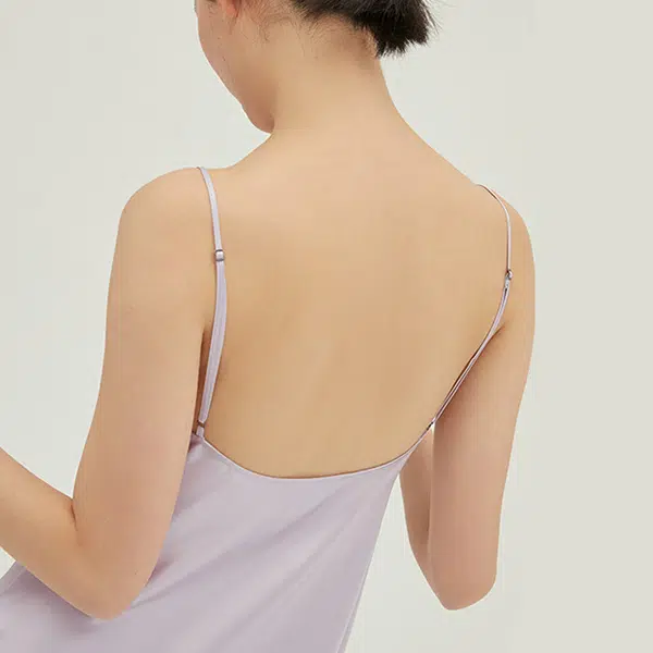 桑罗 真丝拼蕾丝法式吊带性感桑蚕丝美肤睡裙  真丝睡衣真丝家居连衣裙 女款