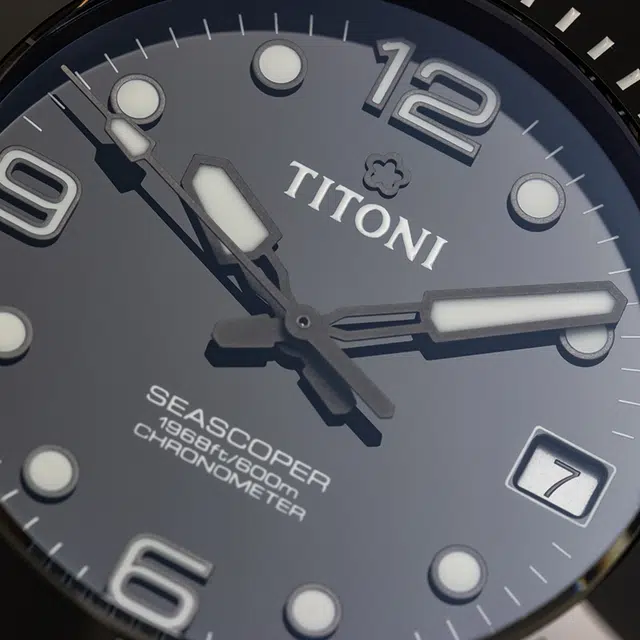 TITONI 600 42mm 83600 C-BK-256