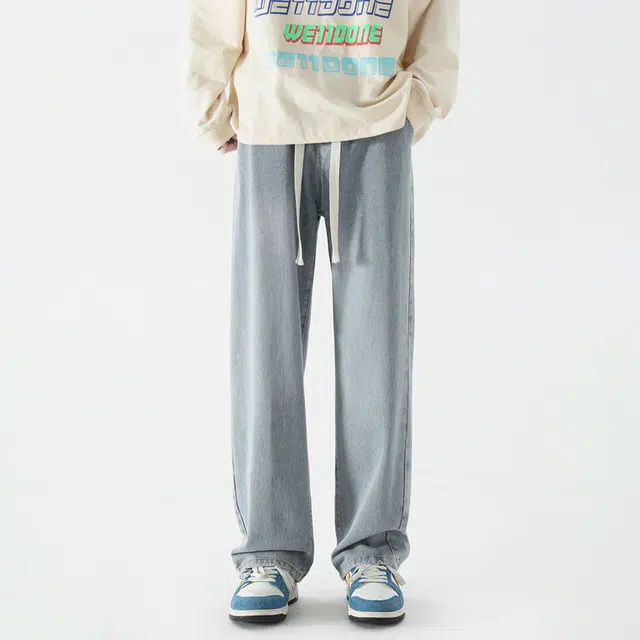 BRNR Basic Washed Loose Jeans