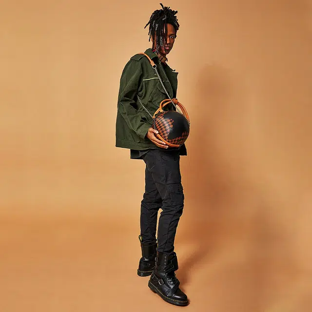 SPRAYGROUND Globe Shoulder Bag Brown