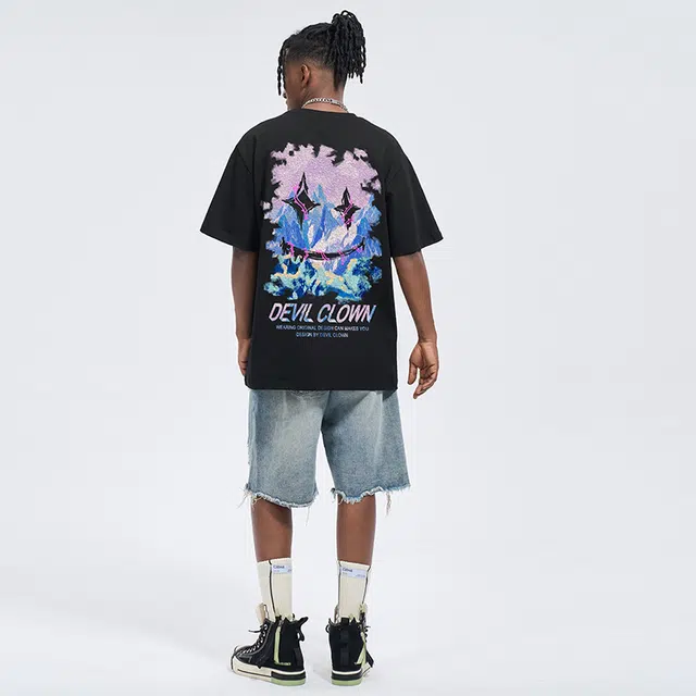 x devil clown T