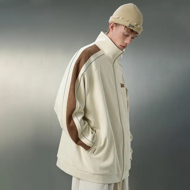 BJHG Retro Suede Logo Jacket