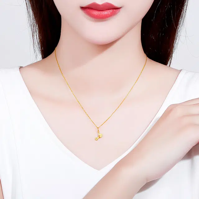 周六福  黄金如意金坠挂坠不含链 足金 按克计价 吊坠 女款