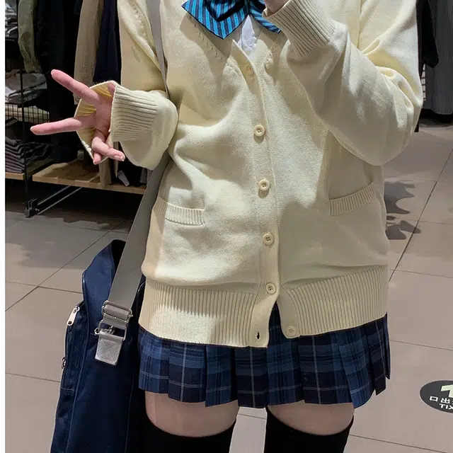 东鲸岁时记 日系复古制服格纹短款百搭学生百褶鲸落半身裙
