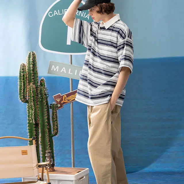 nautica white sail SS23 Polo