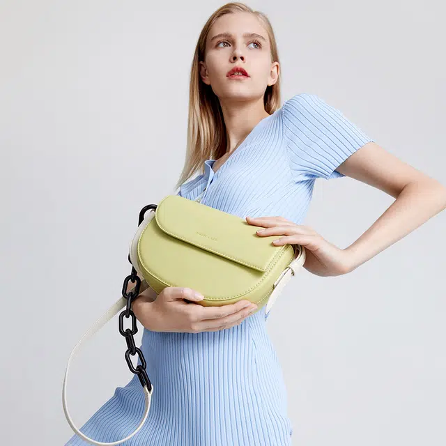 Charles & Keith Crossbody Bag White