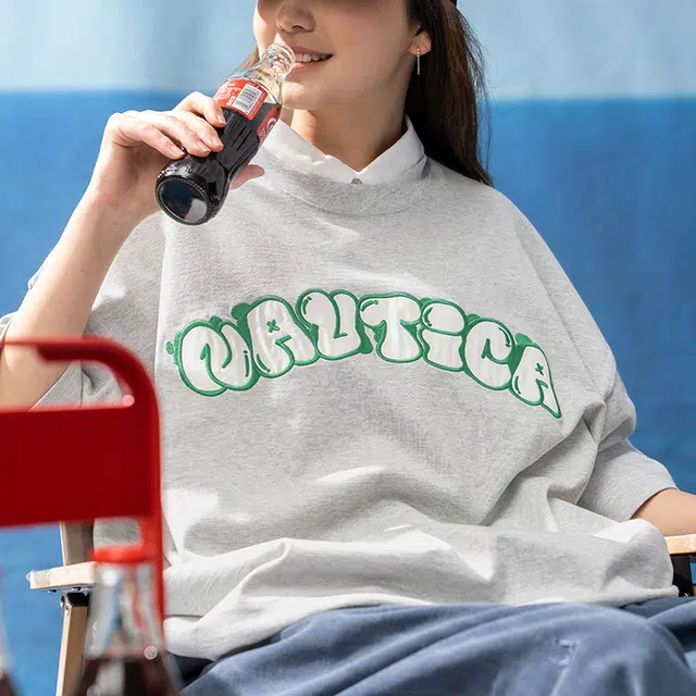 nautica white sail SS23 T