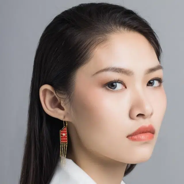希遇 设计师原创国潮个性小众轻奢中国风耳环 故宫门女友款