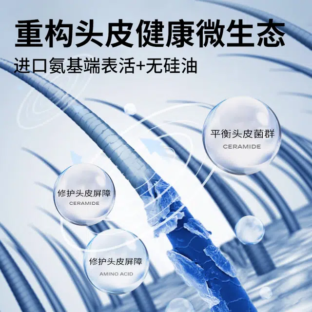 尊蓝 洗发膏洗浴造型组合套装 蓬松控油去屑洗发膏+微晶海盐沐浴露+定型发胶喷雾+发泥