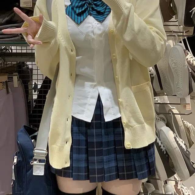 东鲸岁时记 日系复古制服格纹短款百搭学生百褶鲸落半身裙