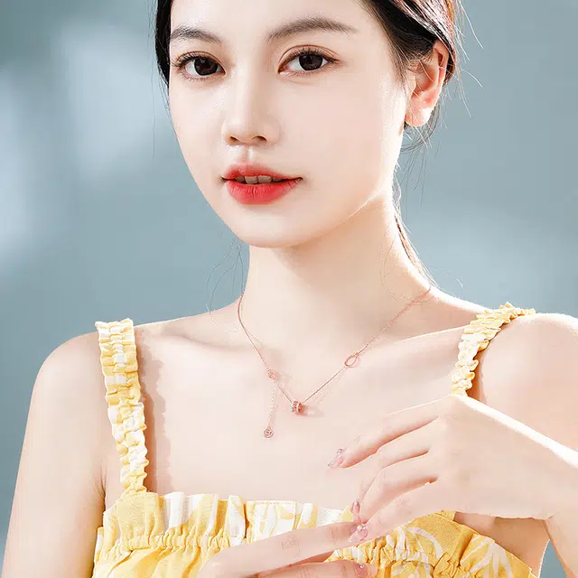魔物 小众设计感转运珠吊坠 转运珠铜钱 项链 女款 礼物