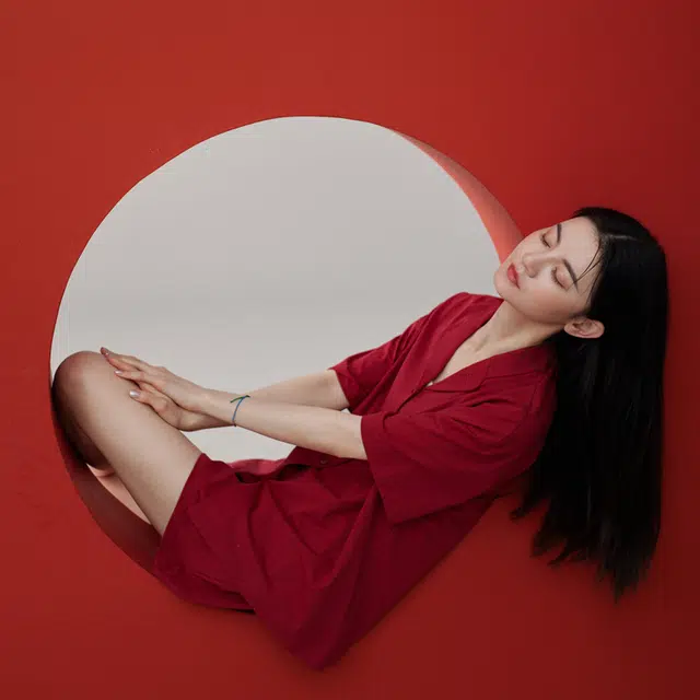 同语 睡衣夏季凉感纯棉套装红色结婚喜庆女士家居服夏天 家居套装 女款 殷红