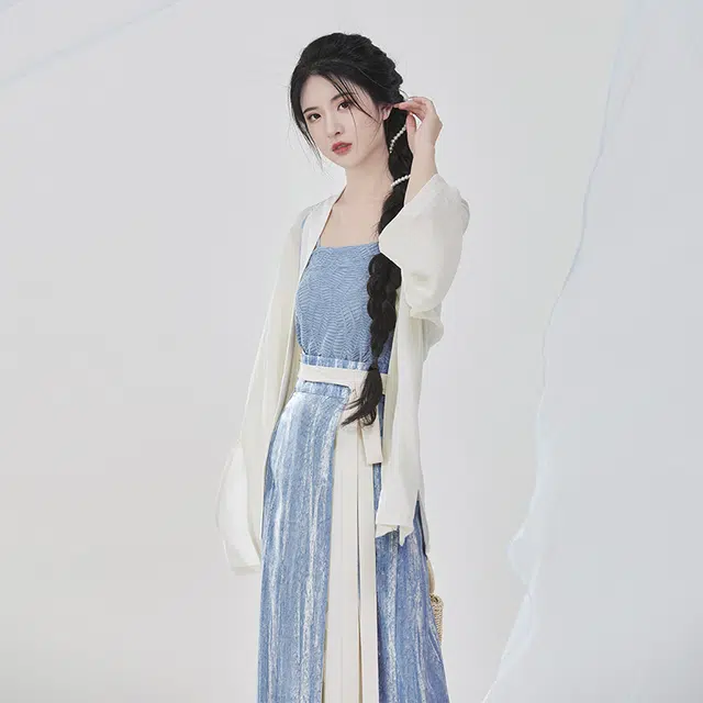 织造司 海风写生 宋制对襟防晒短衫改良肌理感汉服 女款