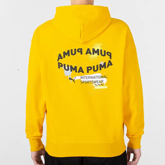 Puma Oversize Trend Graphic Hoodie Logo