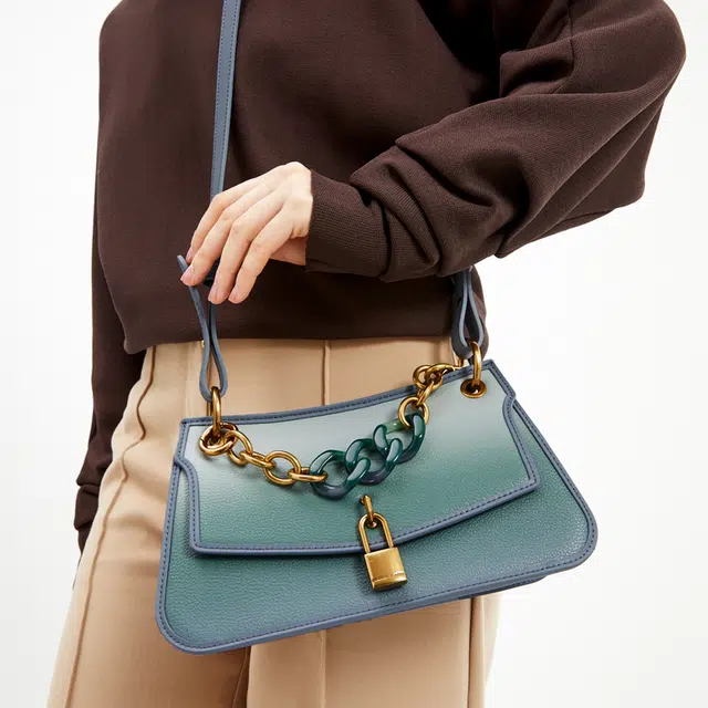 CHARLESKEITH PU BlackCreamMustardPearlTeal