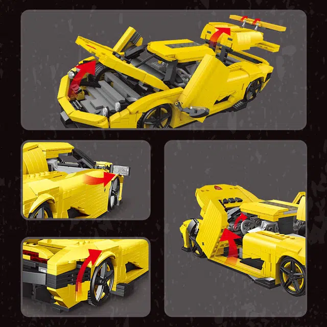 MOC 1341pcs 10018