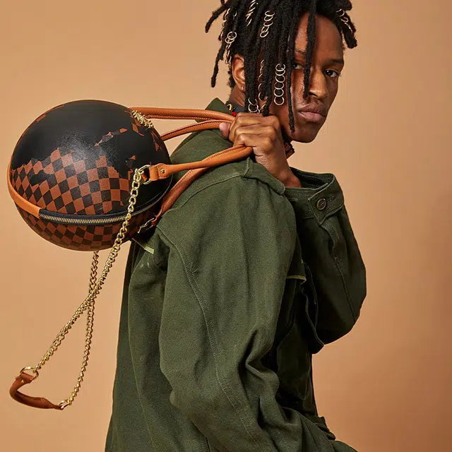 SPRAYGROUND Globe Shoulder Bag Brown