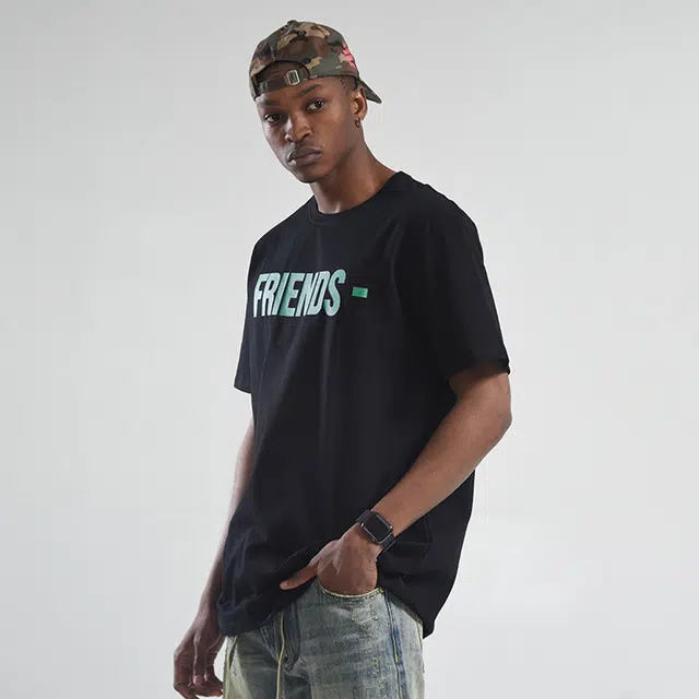 VLONE Friends T-shirt Black Green