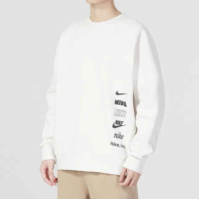 Nike As M Nk Club + Bb Crew Mlogo Logo