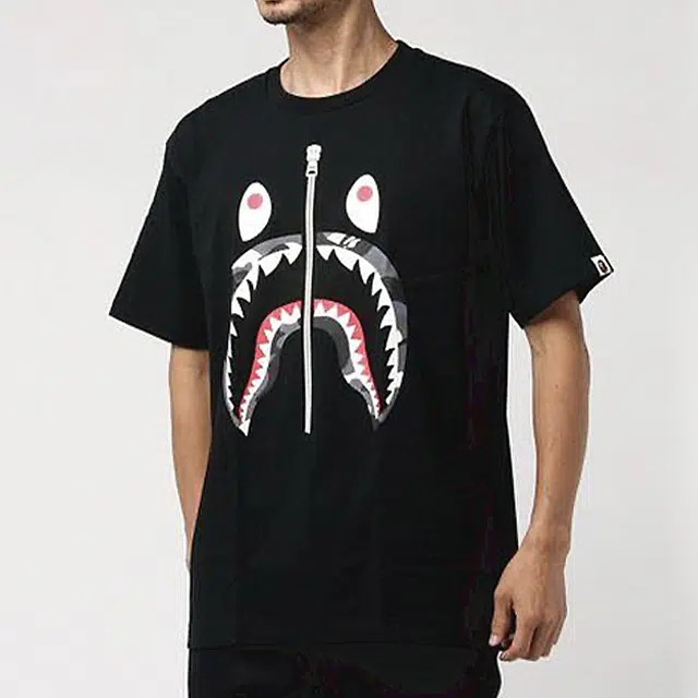A BATHING APE City Camo Shark Tee T