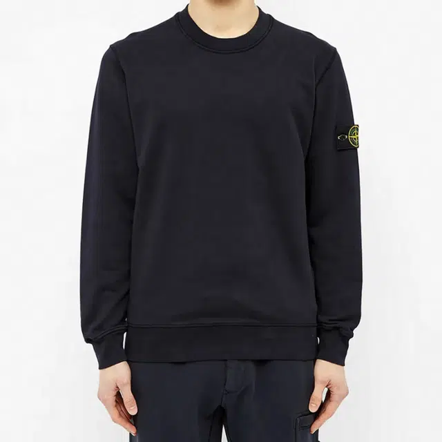 STONE ISLAND Garment Dyed Crew Sweat