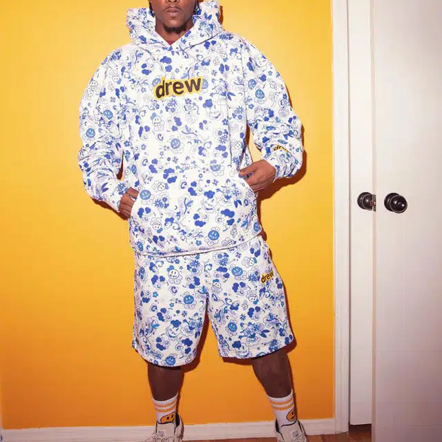 Drew House Secret Deconstructed Hoodie blue danude