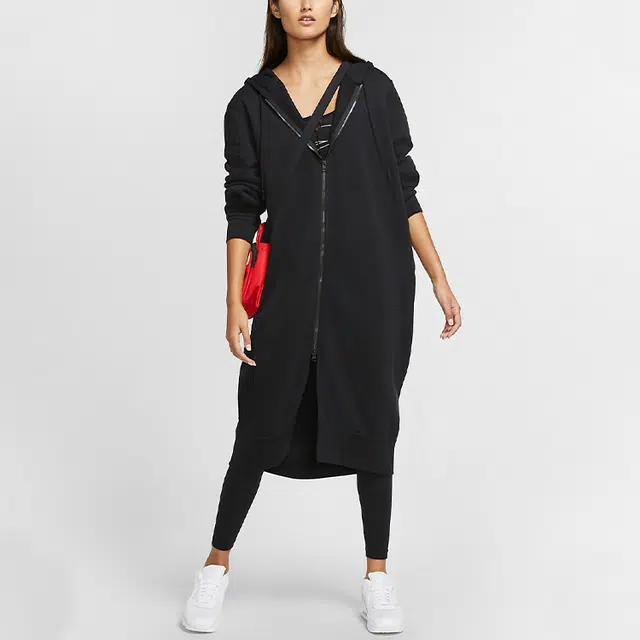 Nike Nsw Sportswear Hooded Coat Black