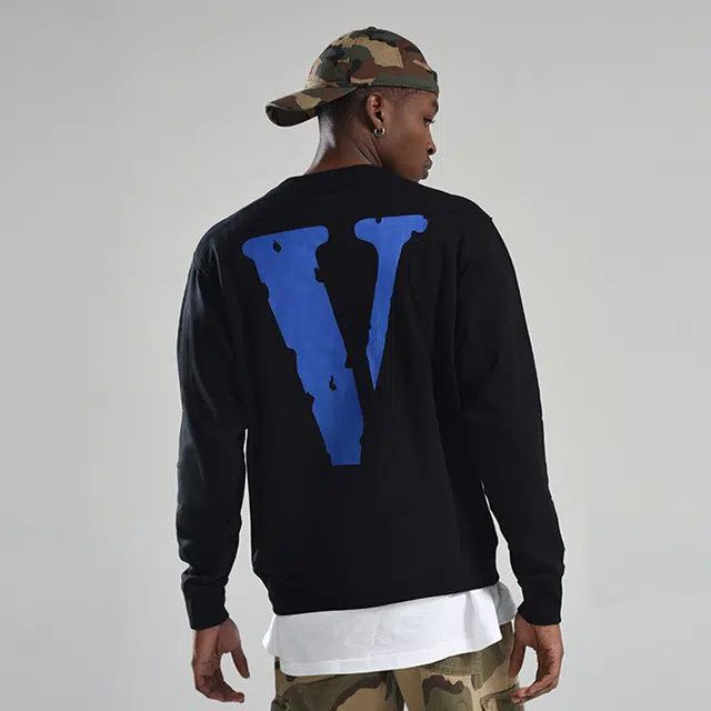 VLONE Staple Crewneck Black Blue
