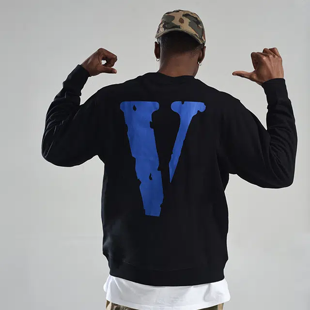 VLONE Staple Crewneck Black Blue