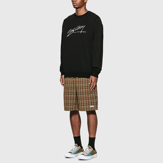 Stussy New Wave Designs Crew logo