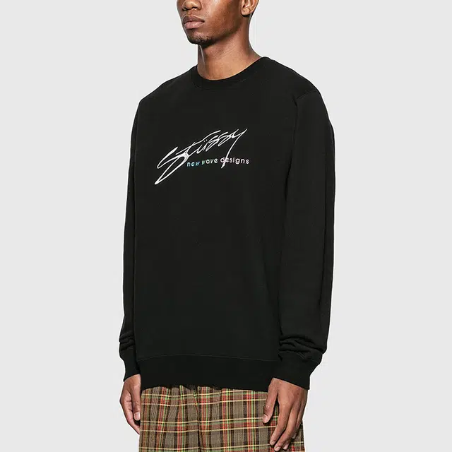 Stussy New Wave Designs Crew logo