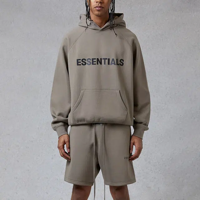 Fear of God Essentials FW20 Hoodie Taupe