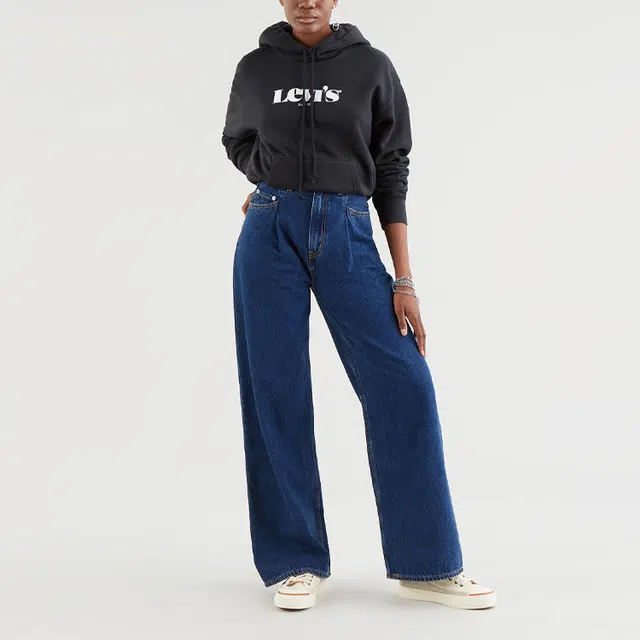 Levis Logo Hoodie Black