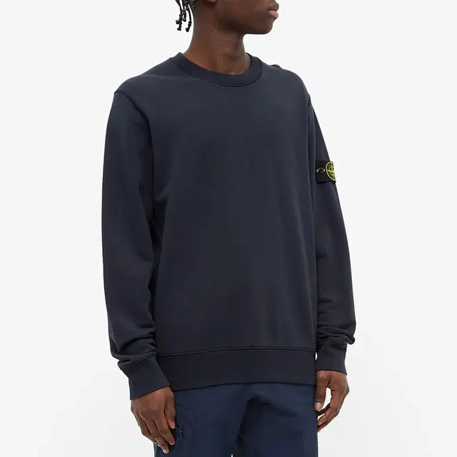 STONE ISLAND Garment Dyed Crew Sweat