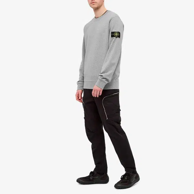 STONE ISLAND Garment Dyed Crew Sweat