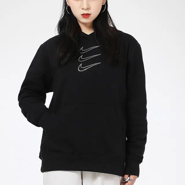 Nike Hoodie Fleece Pullover Black