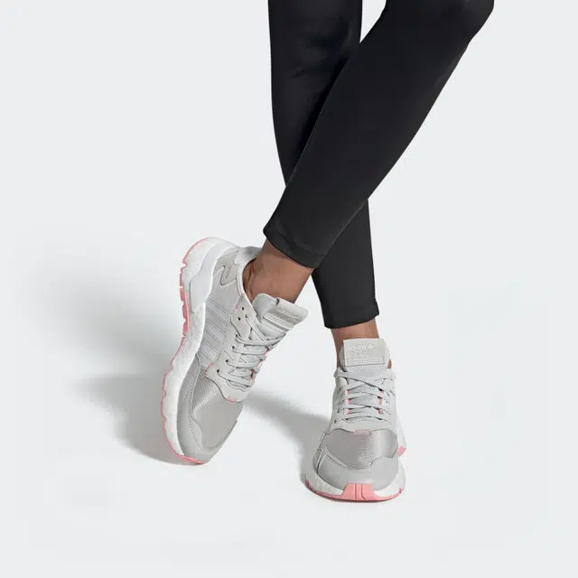 adidas Nite Jogger White Grey Pink