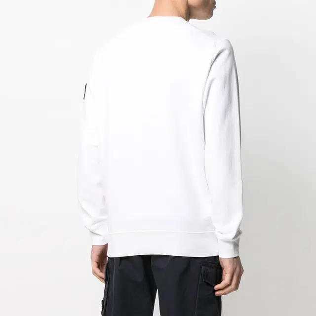 STONE ISLAND Garment Dyed Crew Sweat