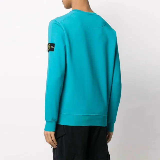 STONE ISLAND Garment Dyed Crew Sweat