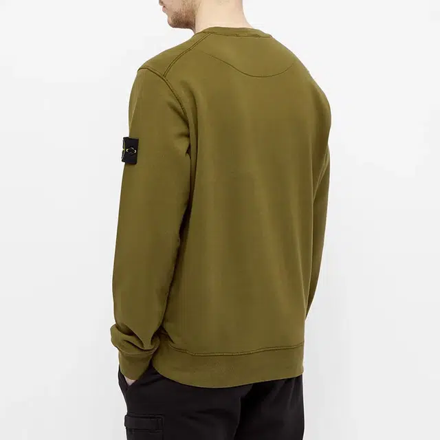 STONE ISLAND Garment Dyed Crew Sweat