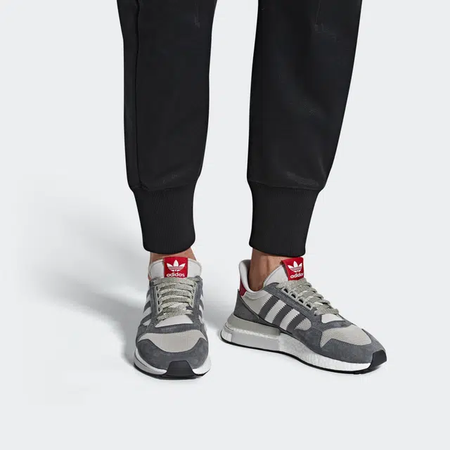 adidas originals ZX 500 RM Grey Four Scarlet