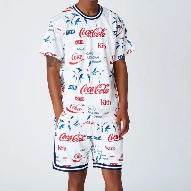KITH x Coca-Cola x Mitchell Ness BP Hawaii Jersey T